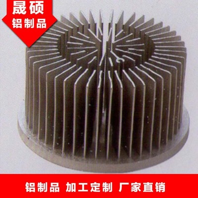 鋁壓鑄散熱器 鋁制品 太陽花散熱器 加工定制